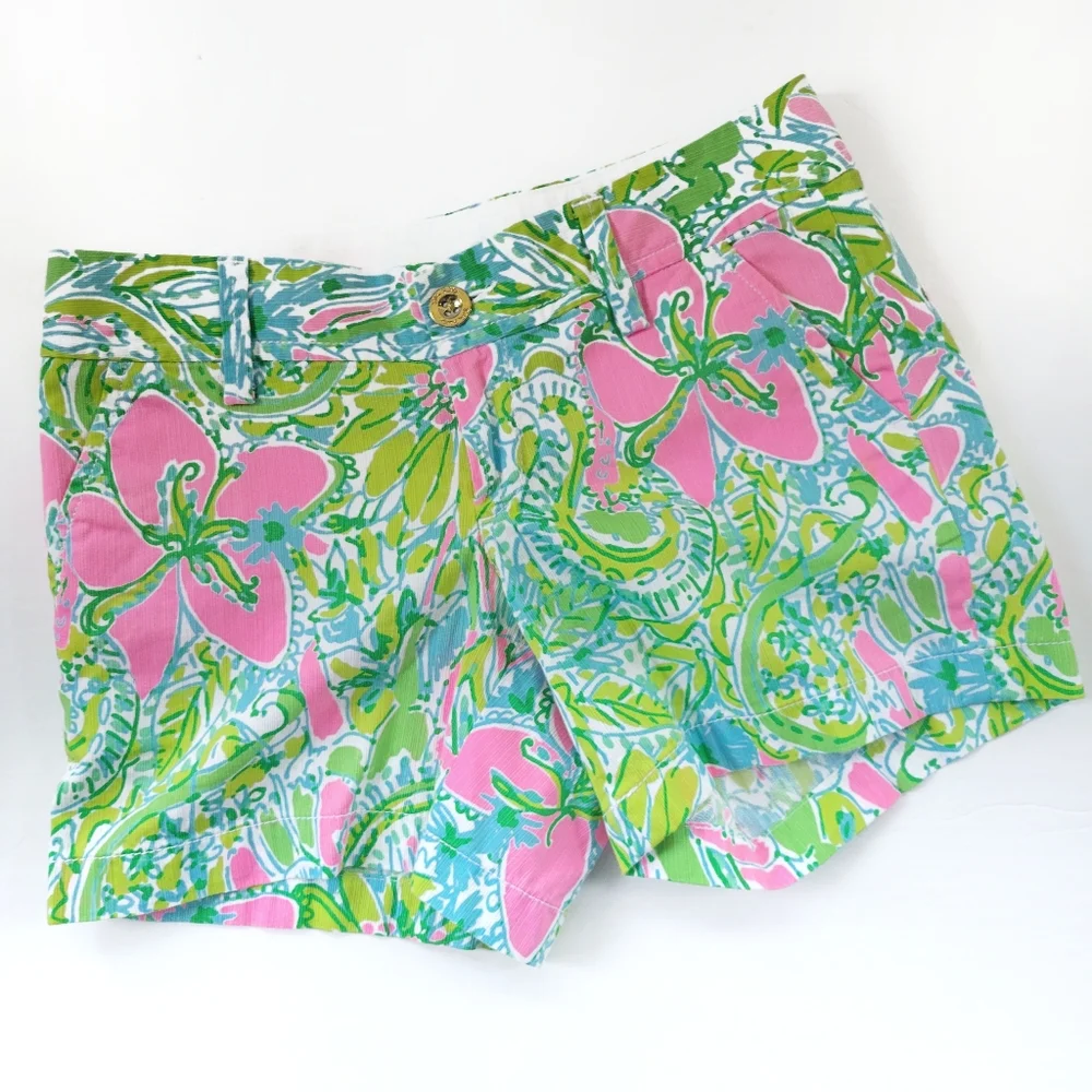 Lilly Pulitzer | The Callahan Short Coconut Jungle Size 0 - Picture 2 of 6